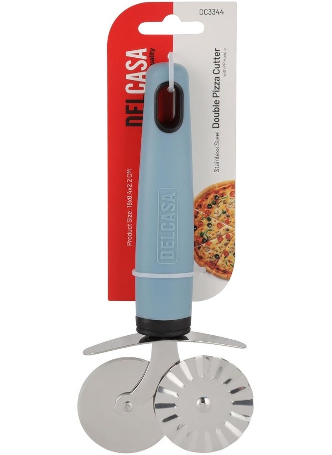 DELCASA Delcasa DC3344 Double Pizza Cutter  - Image 5