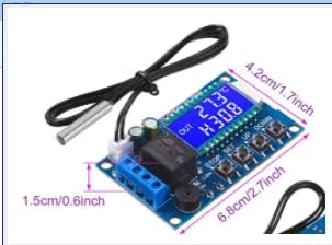 MELIFE 2pcs XYT01 Electronic Temperature Controller DC 630V 24V Waterproof NTC Probe Digital Temperature Control Module 50C to 100C Digital Thermostat Temperature Control Switch Boards - Image 2