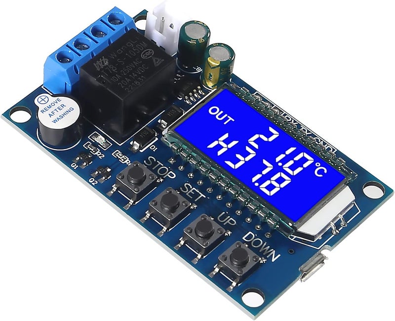 MELIFE 2pcs XYT01 Electronic Temperature Controller DC 630V 24V Waterproof NTC Probe Digital Temperature Control Module 50C to 100C Digital Thermostat Temperature Control Switch Boards - Image 3