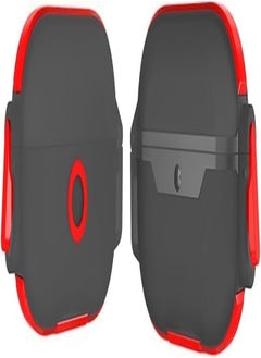 Next Store for AirPods 4 Case - Acrylic TPU Protective Cover with Lock Design and Rotating Stand - Shock and Scratch Resistant for AirPods 4th Gen (2024) (Red)