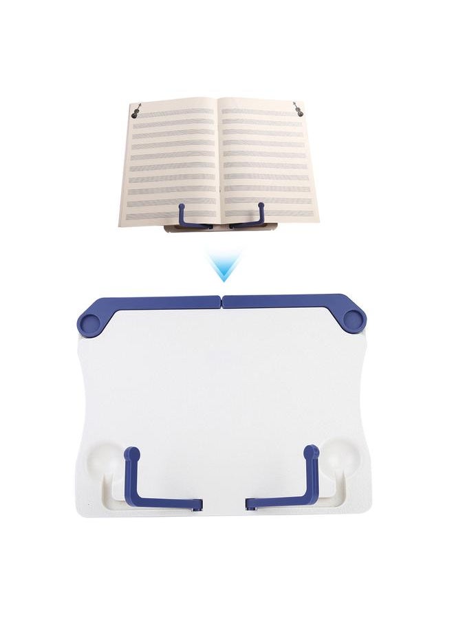 Music Score Book Reading Kitchen Cooking Portable Holder Document Papers Support Stand