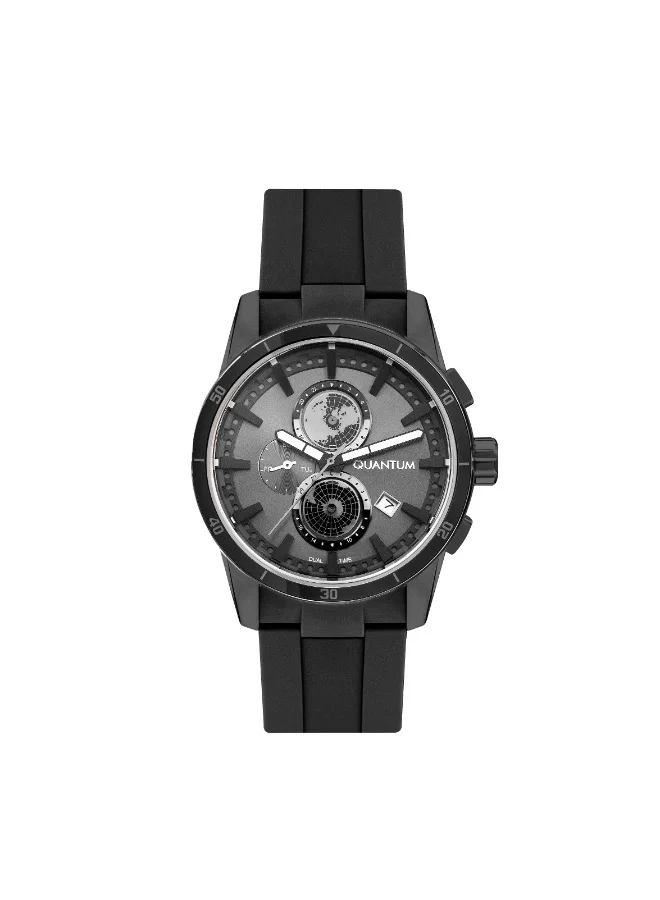 Quantum Men's Silicone Multi Function Watch ADG991.051 - 47 mm