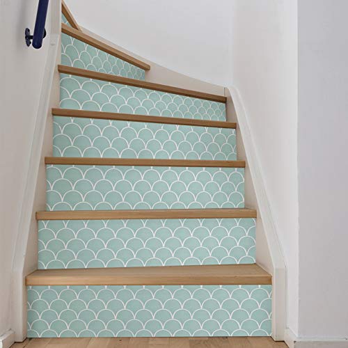 InHome NH2960 Shell Peel & Stick Backsplash Tiles, Green - Image 5