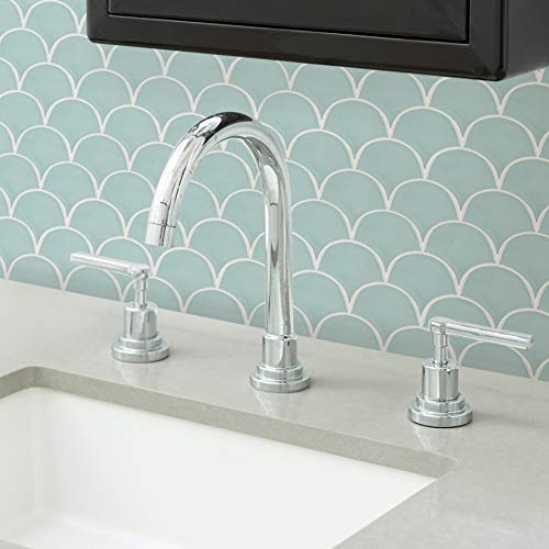 InHome NH2960 Shell Peel & Stick Backsplash Tiles, Green - Image 3
