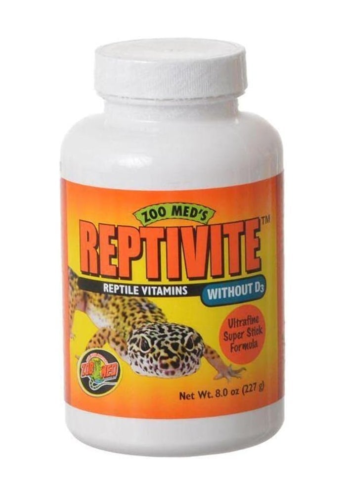 Zoo Med Reptivite Reptile Vitamins Without D3 - 8oz - Image 1