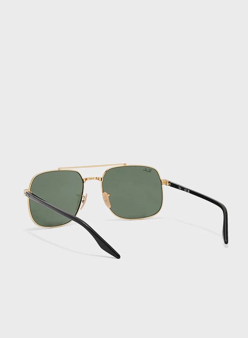 Ray-Ban 0Rb3699 Aviator Sunglasses