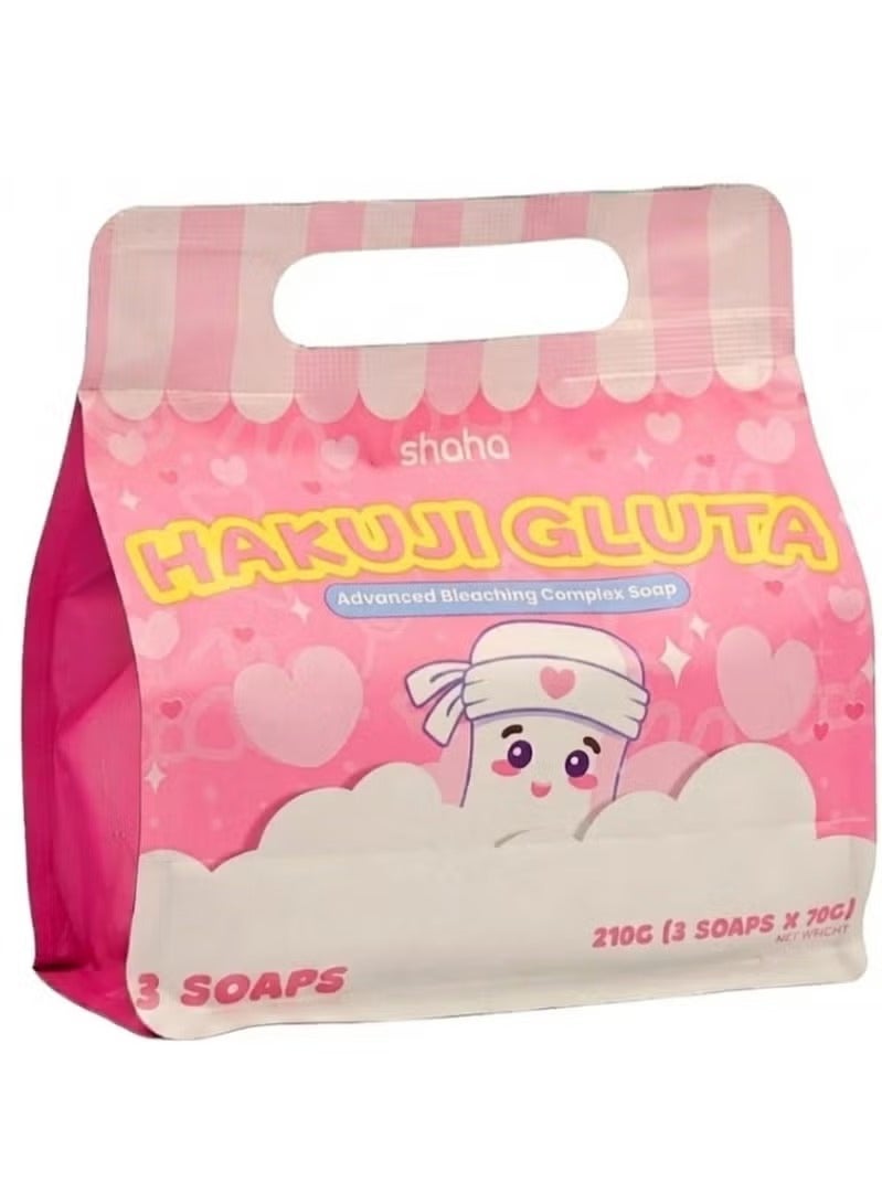 Shaha Beauty Hakuji Gluta Advanced Bleaching Complex Soap - Image 1