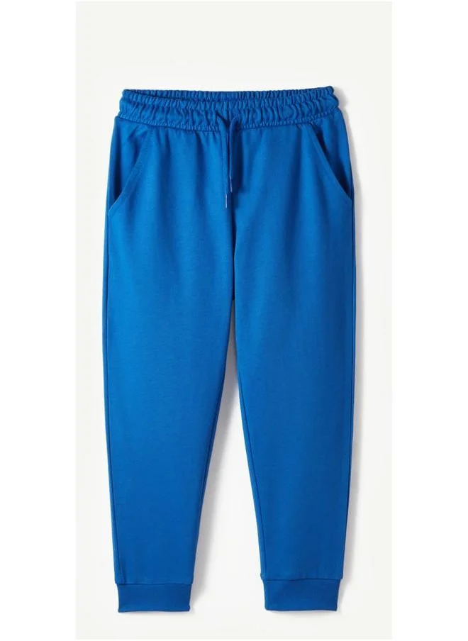 جون June Kids Cotton Basic Sweatpant Saxe