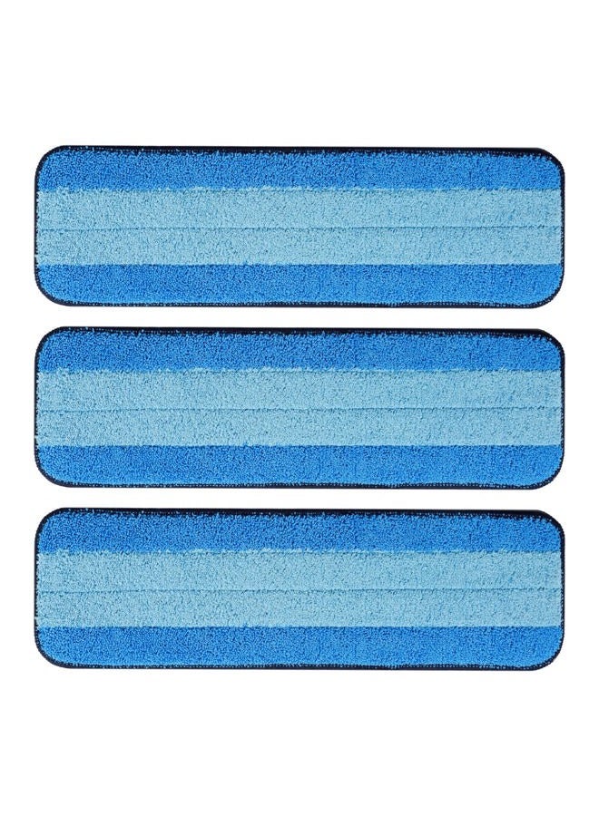 MR. SCRUB 3 Pack Microfiber Cleaning Pads for Bona Mop, Safe for Hardwood and Hard-Surface Floors, Reusable Microfiber Mop Pads for 18 Inch Mop, No Residue, Super-Absorbent, Over 500 Machine Washes, Mr. Scrub - Image 1