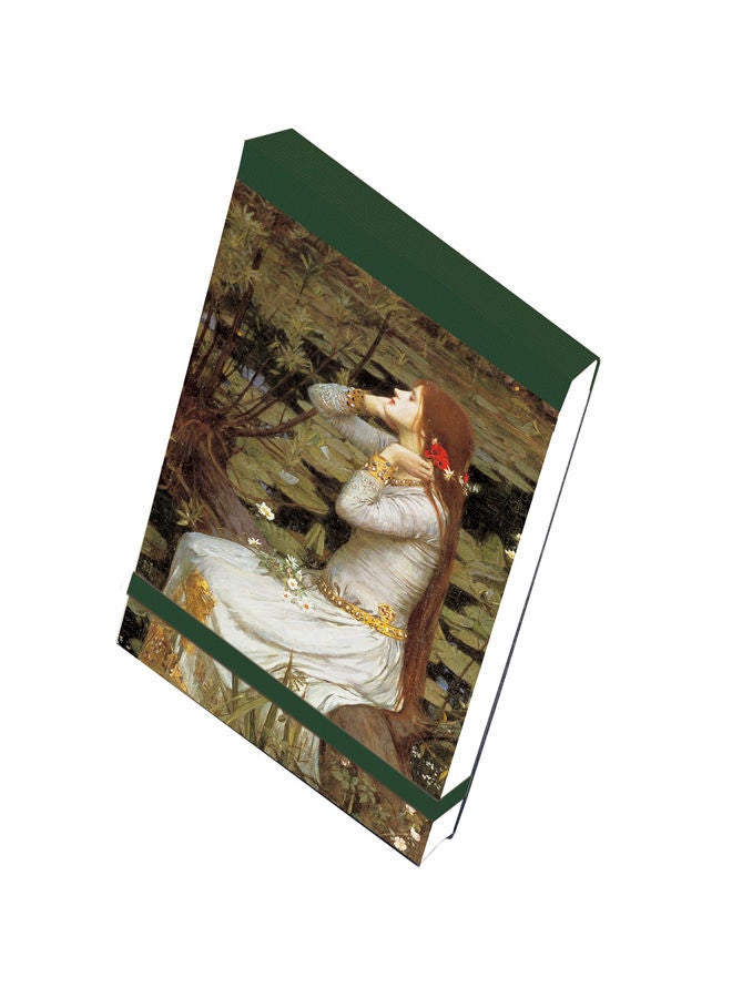 نيبمينينت دفتر ملاحظات للجيب مطبوع بيج/أبيض/أخضر