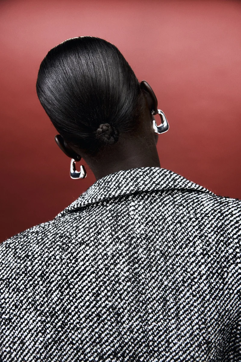 H&M Metal Light Chunky Hoop Earrings for Women | Best Price UAE