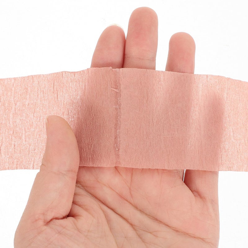 Crepe Paper Streamers 9 Rolls Rose Gold Light Dark Mauve Wedding Birthday Party Decorations - Image 5