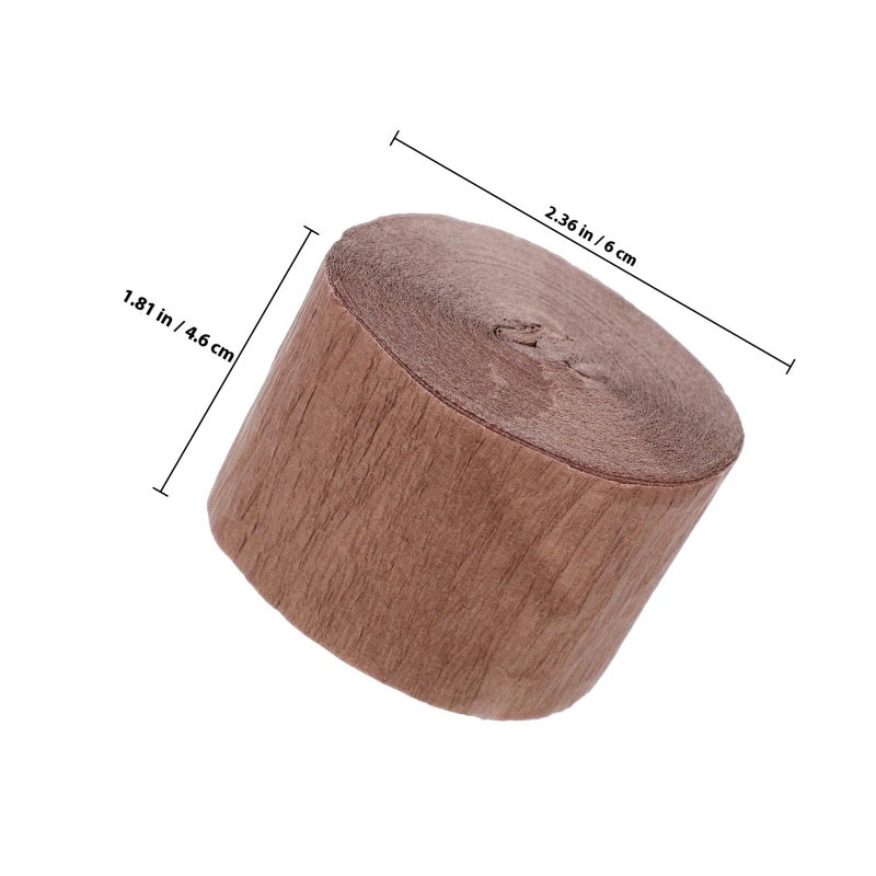Crepe Paper Streamers 9 Rolls Rose Gold Light Dark Mauve Wedding Birthday Party Decorations - Image 3