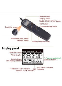 PHOLSY N10 Timer Remote Control Cable with Intervalometer for Nikon Z5, Z7-II, Z6, Z6-II, D750, D780, D7500, D7200, D7000, D5600, D5500, D5300, D3300, D610, D90, P7700, P7800, P950, Replaces MC-DC2  - Image 5