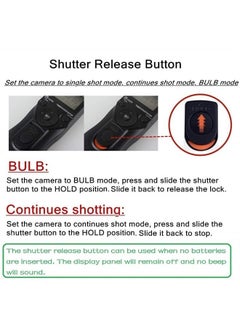 PHOLSY N10 Timer Remote Control Cable with Intervalometer for Nikon Z5, Z7-II, Z6, Z6-II, D750, D780, D7500, D7200, D7000, D5600, D5500, D5300, D3300, D610, D90, P7700, P7800, P950, Replaces MC-DC2  - Image 3