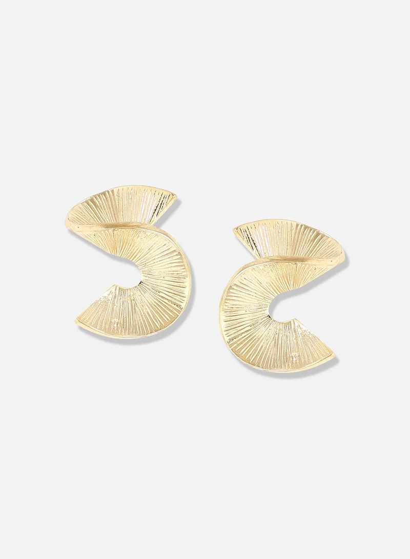 سوهي مطلية بالذهب مصمم عارضة انخفاض القرط