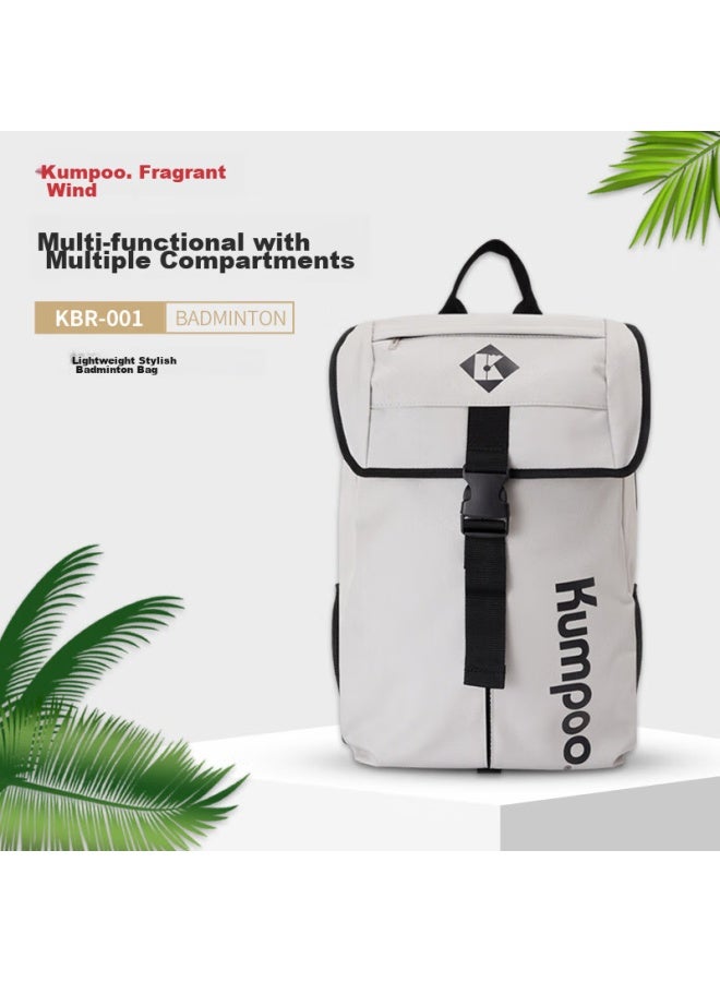 Kumpoo Badminton Bag With Separate Shoe Compartment, Multi-compartment Storage, Dual Zipper, Multifunctional Backpack, Shoulder Bag Kbr-001 - Image 1