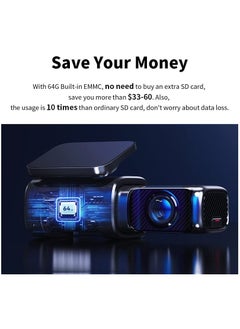 ddpai DDPAI 4K Dash Cam with 5G WiFi & GPS – 64GB Internal Storage, Sony IMX 415 Sensor, Stunning Night Vision, G-Sensor, and AR Technology for Ultimate Road Safety  - Image 4