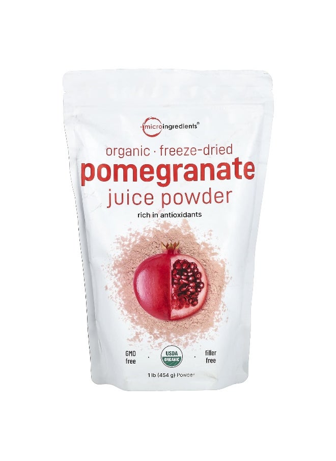 Micro Ingredients Micro Ingredients, Organic Freeze-Dried Pomegranate Juice Powder, 1 lb (454 g)  - Image 1