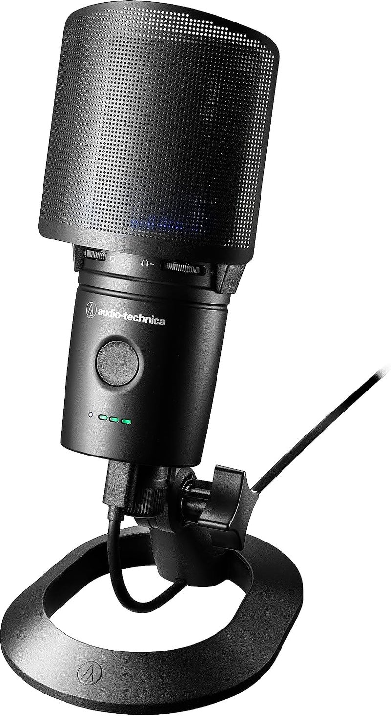 Audio-Technica AT2020USBXP USB Condenser Microphone with DSP, Black - Image 3