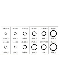 Worldforce Fiber Gasket Set Fiber O-Ring Set 600 Pieces  - Image 2