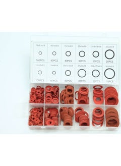 Worldforce Fiber Gasket Set Fiber O-Ring Set 600 Pieces  - Image 1