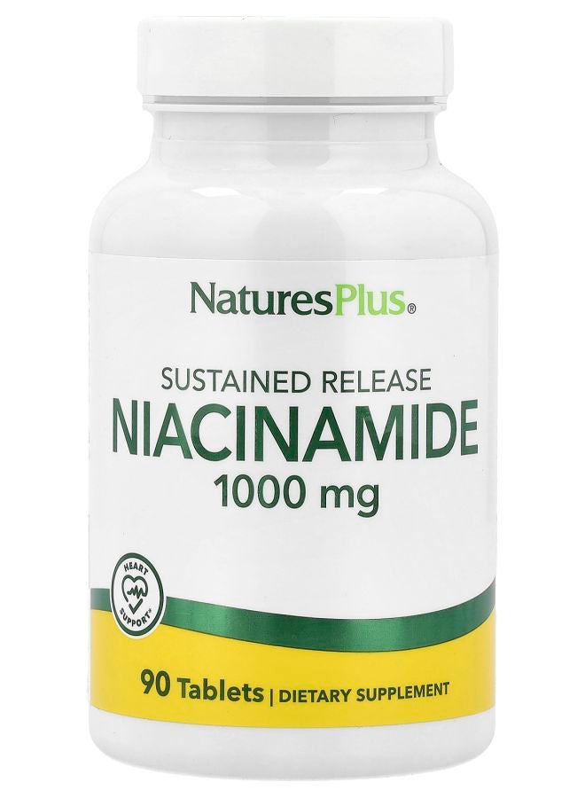 Sustained Release Niacinamide 1000 mg 90 Tablets