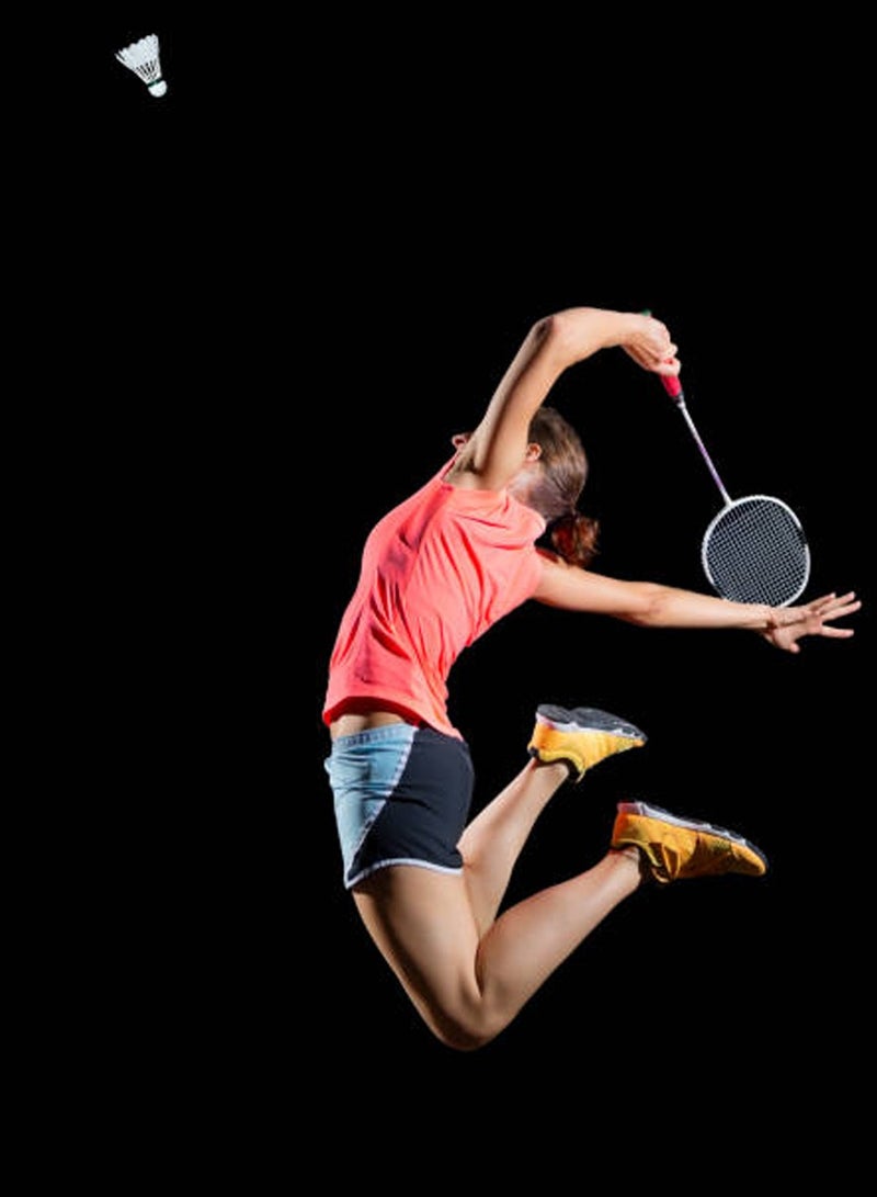 Joerex Badminton Game Set for 2 Players, 2 Badminton Racquet, 3 Shuttlecocks, 1 Carry Bag -  International Standard Size, Premium Quality Badminton For Professionals and Beginners, Play With Friends, Family - Image 2