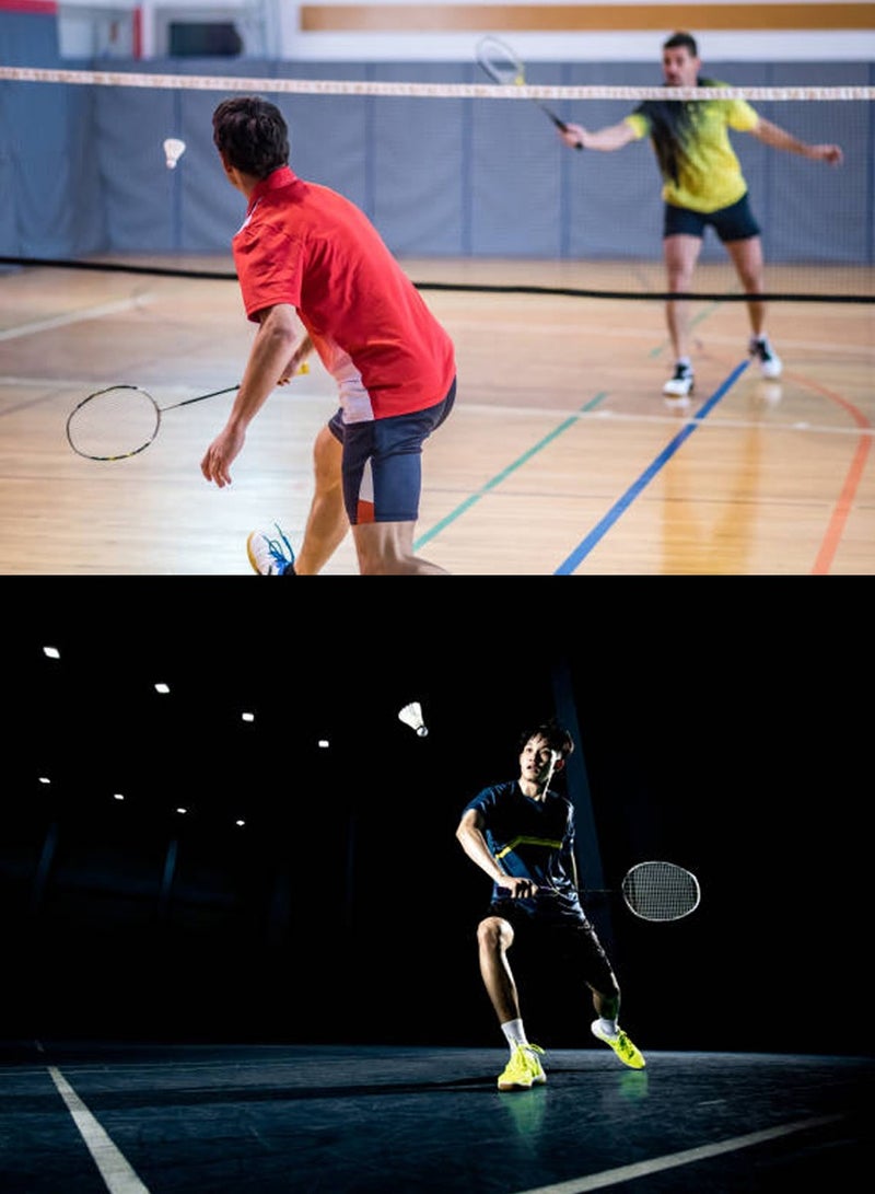 Joerex Badminton Game Set for 2 Players, 2 Badminton Racquet, 3 Shuttlecocks, 1 Carry Bag -  International Standard Size, Premium Quality Badminton For Professionals and Beginners, Play With Friends, Family - Image 4