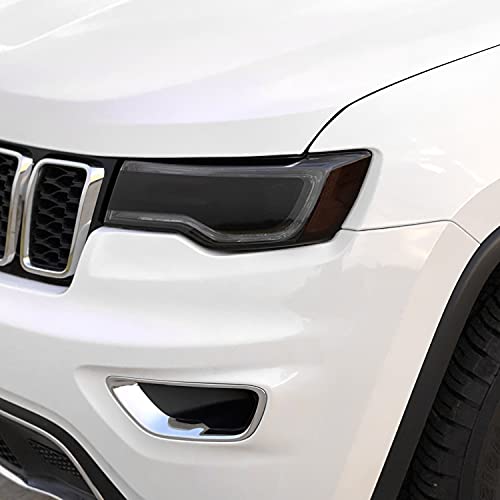 SlickMod PreCut Vinyl Smoke Tint for 2014-2021 Jeep Grand Cherokee Headlight (3. Headlight Sidemarker, 20% Dark Smoke) - Image 4