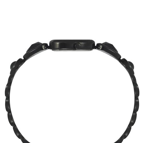 TIMEX ساعة TIMEX Fria التناظرية للنساء مع قرص مثلث أسود وسوار نحاسي أسود مقاوم للماء - TWEL17701 - Image 5