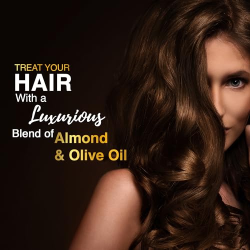 Aryanveda Ayurvedic Almond & Olive Hair Oil With Italian Olive & Mamra Badam, Anti - Hairloss, Anti - Dandruff & Anti- Graying, For All Hair Types; 200ml (Pack Of 2) - Image 2