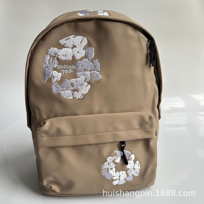2025 Unisex Casual Embroidered Backpack - Image 3
