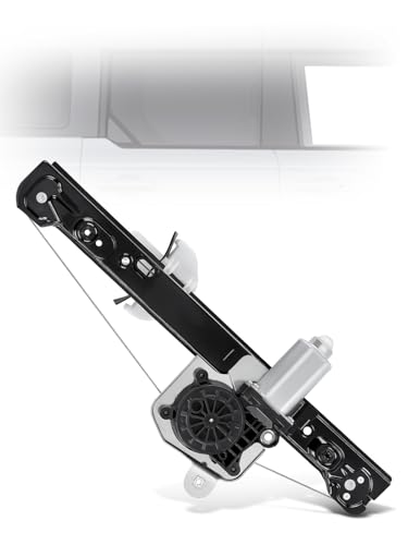 YHTAUTO Rear Passenger Side Power Window Regulator with 2Pin Motor Assembly for Ford Focus 20002007 SedanWagonHatchback - Image 1