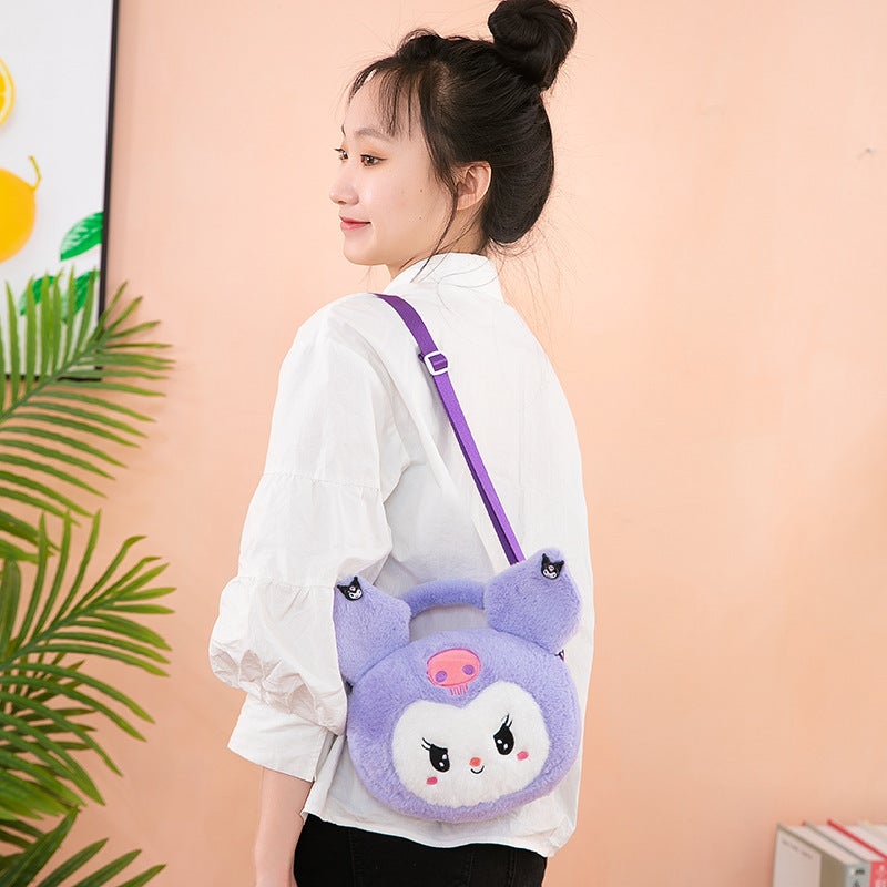 New Children'S Cute Toy Shoulder Bag Animal Cartoon Plush Doll Handbag Bag Gift - Image 4
