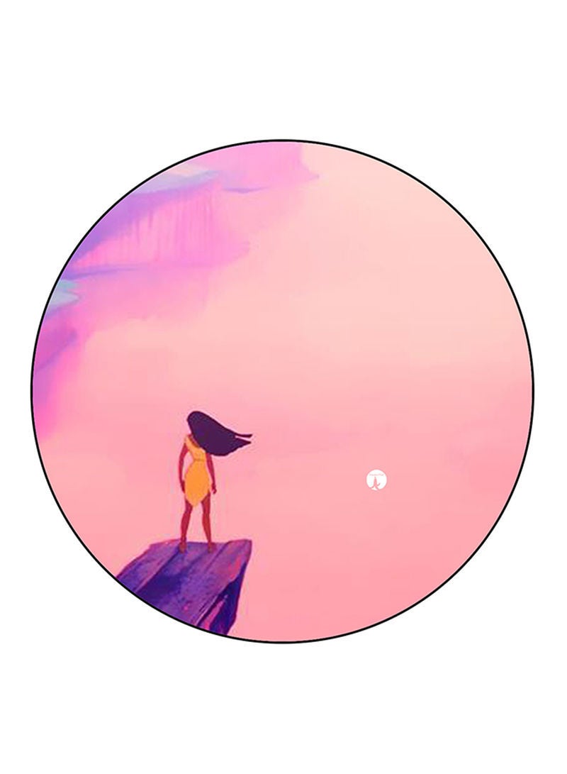 RKN Disney Printed Mouse Pad  Round  Multicolour