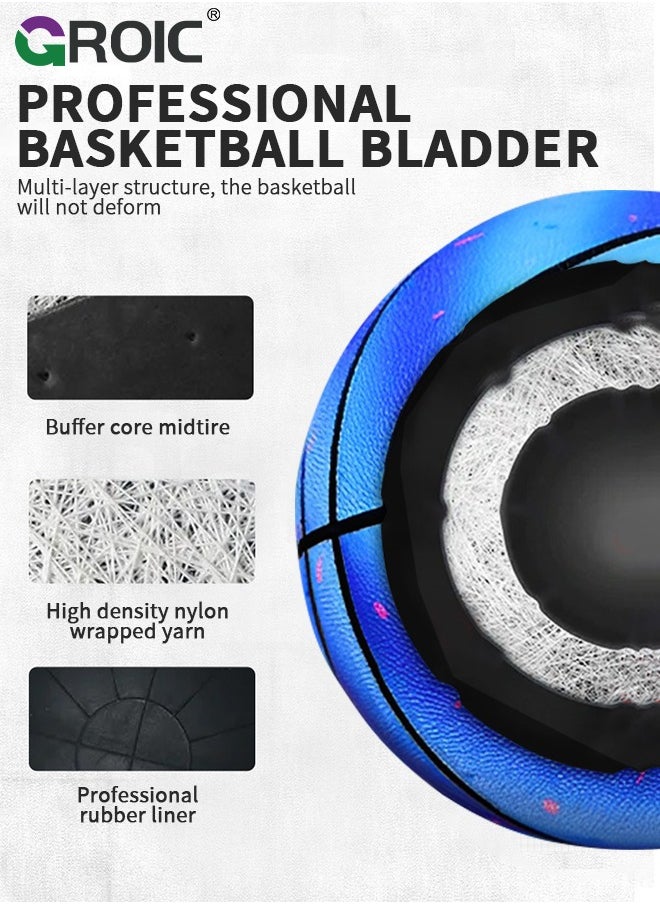 GROIC Kobe No.24 Basketball 29.5" Standard Offical Size 7 Indoor Outdoor Basketball Pu Leather Game Basketball,Game Training Universal Basketball,Outdoor Sports Goods  - Image 4