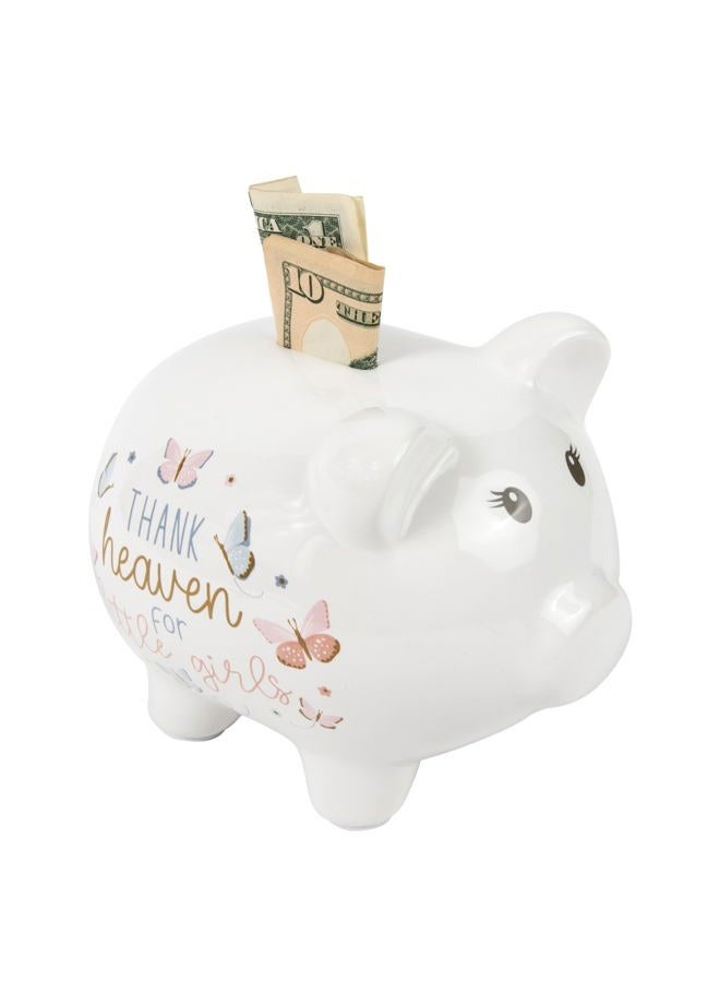 Baby Essentials Large Ceramic Piggy Bank for Boys and Girls, Kids Money and Coin Bank, Perfect Baby Nursery Décor, Gift and Newborn Keepsake - Image 3