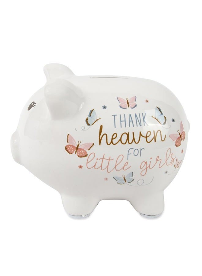 Baby Essentials Large Ceramic Piggy Bank for Boys and Girls, Kids Money and Coin Bank, Perfect Baby Nursery Décor, Gift and Newborn Keepsake - Image 2