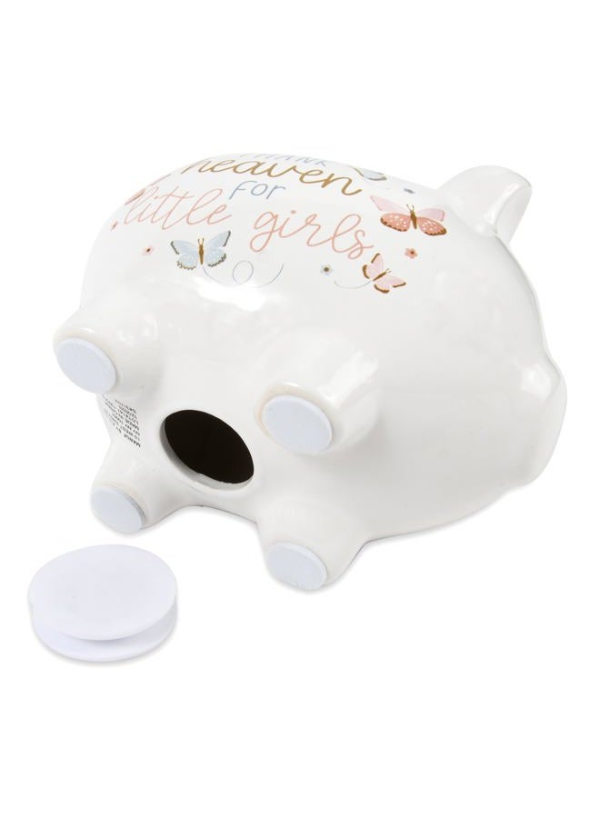 Baby Essentials Large Ceramic Piggy Bank for Boys and Girls, Kids Money and Coin Bank, Perfect Baby Nursery Décor, Gift and Newborn Keepsake - Image 4