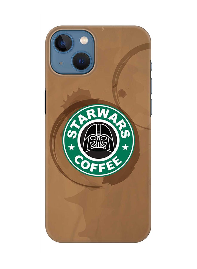 Stylizedd Case for Apple iPhone 14 Plus Case Slim Snap Classic Series Mobile Cover Hard PC Shield Matte Finish Print - Starwars Coffee