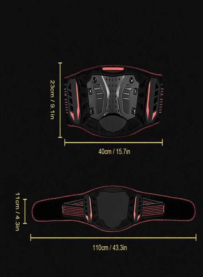 Sulaite Motorcycle Waist Belt Riding Guard Belt Back Brace Sports Gear - Image 3