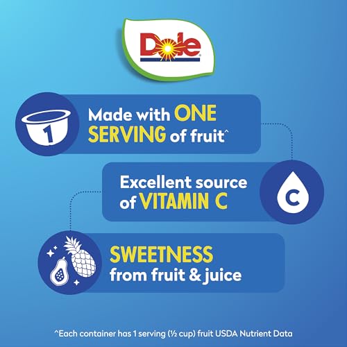 Dole Pineapple Tidbits and Tropical Fruit in 100% Juice Variety Pack - Dole Fruit Bowls Snacks - 4 oz Bowls - 12 Pack - Image 2