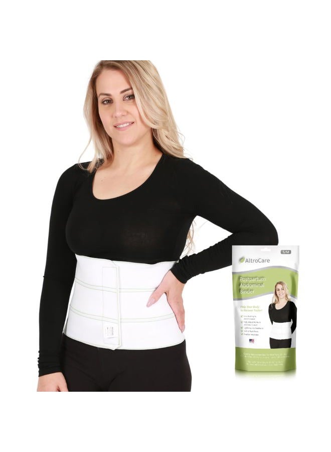 altrocare 3 Panel, 9" high Postpartum Abdominal Binder, Stretches to fit 30" to 45" - Image 1