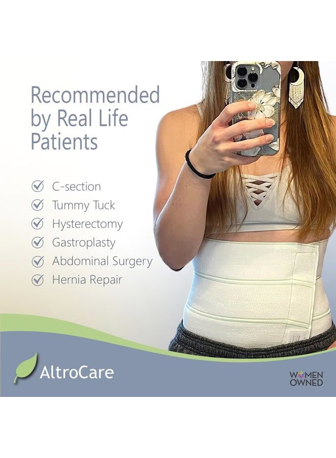 altrocare 3 Panel, 9" high Postpartum Abdominal Binder, Stretches to fit 30" to 45" - Image 4