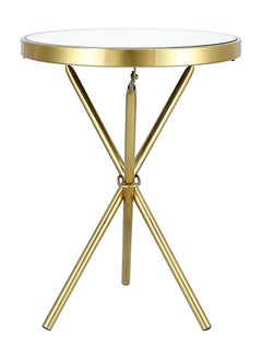 Homez Side Table Mirror Top Stainless Steel Leg 41*41*55 cm  - Image 4