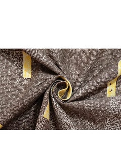 Shinzo Shinzo Premium 144 TC 100 Polycotton Fabric Modern Double Bed Bedsheet with 2 Full Size Pillow Covers 90 x 100 Inch Brown  - Image 3