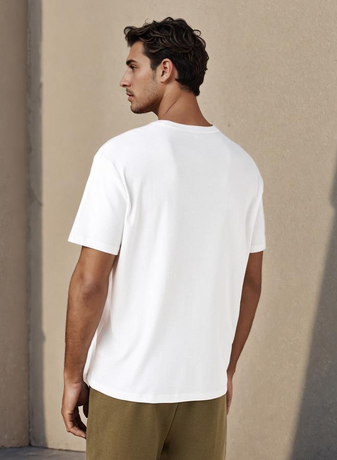 سبلاش فيڤ تي شيرت بياقة دائرية بقصة مريحة - Image 3