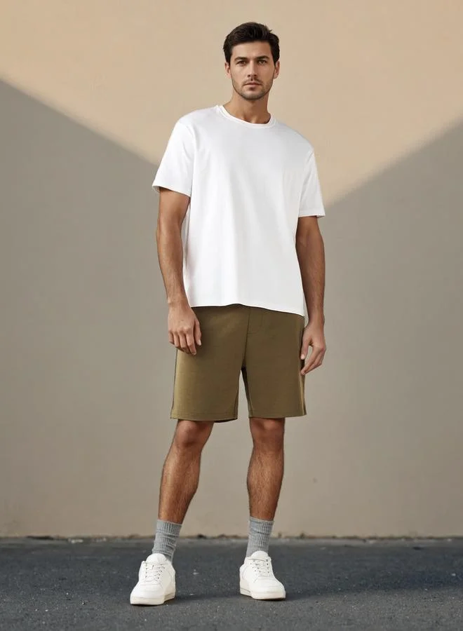 سبلاش فيڤ تي شيرت بياقة دائرية بقصة مريحة