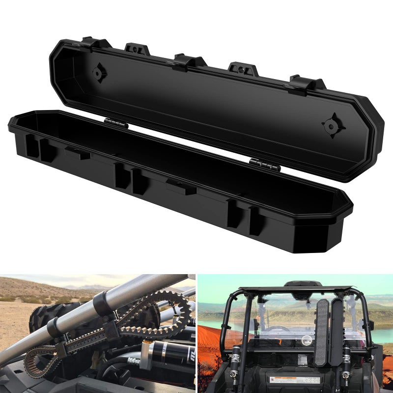 UTV Case for Belts A  UTV PRO UTV Tool Kit Storage Box Rear Roll Cage Organizer Accessories for Polaris RZR